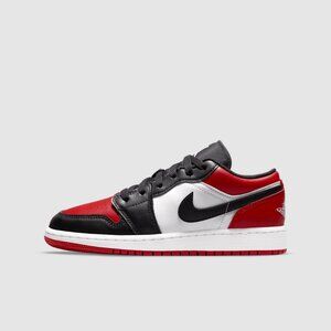 Nike Air Jordan 1 Low GS Bred Toe Chicago Black Youth Sizes